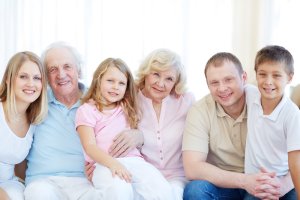 comfortable family