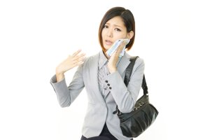 lady with severe toothache