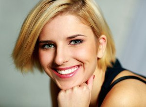 young woman gorgeous smile